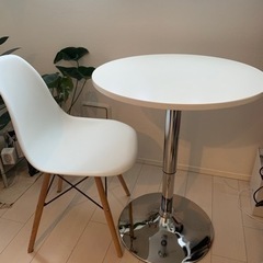【無料】テーブル 椅子付 / ホワイト