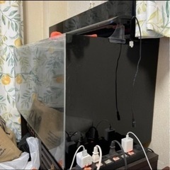 4面黒アクリル水槽　90cm×45cm×45cm（明日にはお譲りする方決めます。）