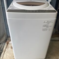 東芝 電気洗濯機 AW-5G8(W) 2019年製　5.0kg ...