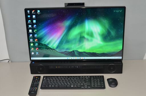 中古良品一体型パソコン 最新Windows11+office2019 富士通 FH90/C3 高性能i7-8750H/新品爆速SSD1TB+HDD3TB/メモリ16GB/27インチ/テレビ機能