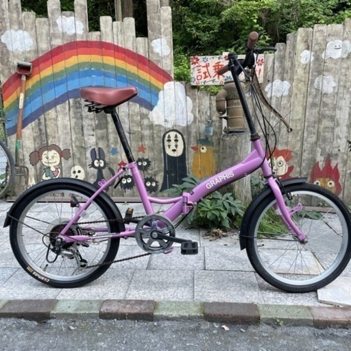 【2490】折り畳み　20インチ　リアタイヤ新品　8,300円（防犯・税込）