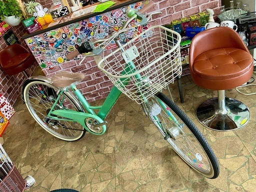 子供自転車　新古車　格安　26インチ