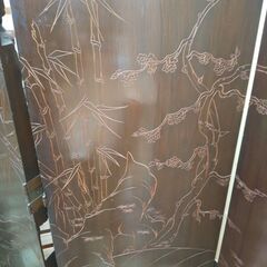 持帰り家具3割引  四連衝立 中国風  19-3052 高く買取るゾウ八幡西店