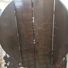 持帰り家具3割引  四連衝立 中国風  19-3052 高く買取るゾウ八幡西店