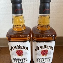 【未開封】JIM BEAMウイスキー700ml×2本