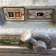 MCC MCC100DX パイプマシン 100Vの通電のみ確認実施 中古品