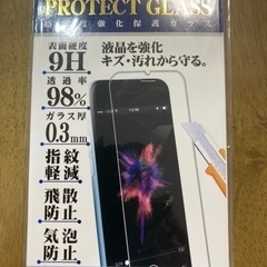 iPhone用　ガラス液晶フィルム