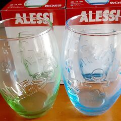 アレッシィ　グラス　390㎖　　２個セット　　箱入りの画像
