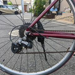 クロスバイク あさひ プレスポ ワインレッド 25c 460mm 3✕8速 狭山市