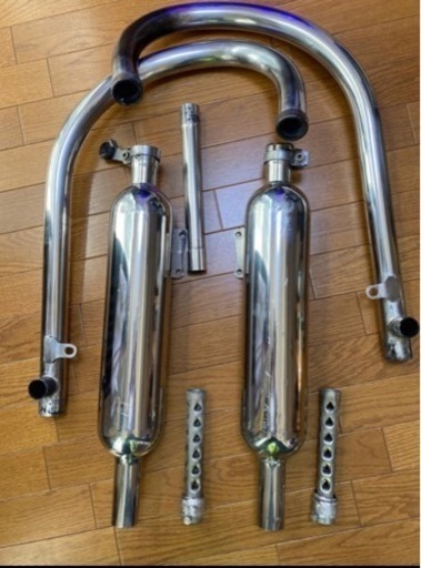 W650/W400 BEET NASSERT TRAD ステンレスマフラー