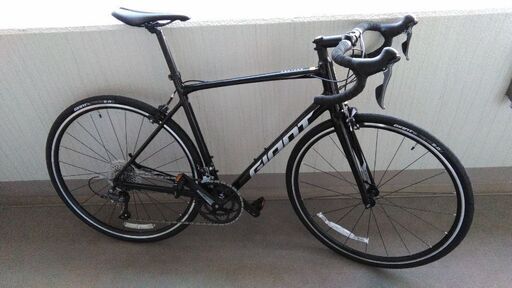 GIANT CONTEND2(CLARIS) 2022モデル ML(180～190cm) ブラック ほぼ未使用車 ロードバイク