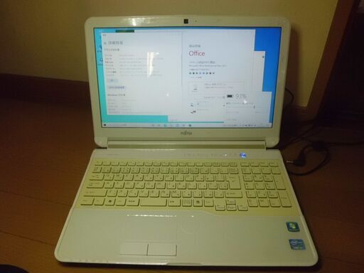 \u003c取引終了＞超お勧め！大容量SSD\u0026Blueray搭載　ﾜｰﾄﾞｴｸｾﾙ2021付　富士通ﾉｰﾄ　win10
