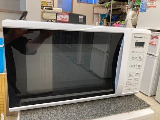 ☆中古￥7,800！【会員価格￥7,800】Panasonic　パナソニック　電子レンジ　家電　2019年製　NE-E22A2-W型　【BE014】