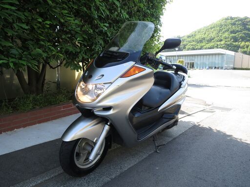 ヤマハ　マジェスティ250　人気の5連メーター　実働中古車　社外マフラー　ETC付　バッテリーフル充電済み　ナンバー登録廃車証あり