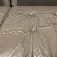 本革L型カウチソファ