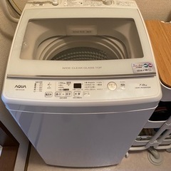 【美品】全自動電気洗濯機 AQUA AQW-GV70J 元値6万