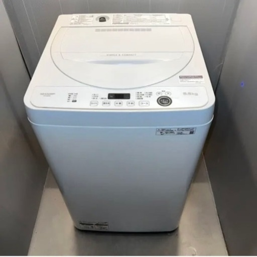 値引き可能　洗濯機　ES-GE5E 2021年製　保証期間あり