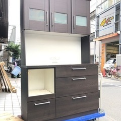 お値下げ致しました！！】NITORI 2面カップボード ニトリ 食器棚 