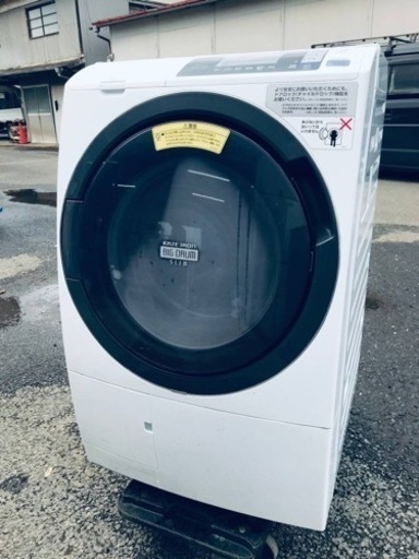 ③ET477番⭐️ 10.0kg⭐️日立ドラム式電気洗濯乾燥機⭐️