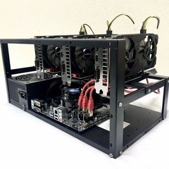 利回り245%】GTX1660Super 3枚搭載マイニングマシン 電源ONで即 