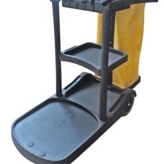 清掃用具カート　ソニカル  メンテナンスカートY ブラック 本体(袋付