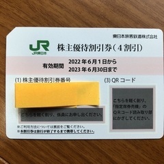 JR東日本優待割引券　2枚