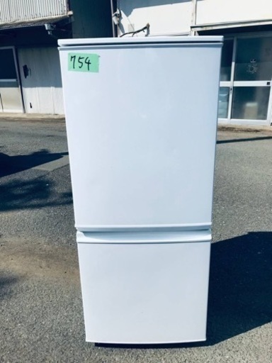 754番 SHARP✨ノンフロン冷凍冷蔵庫✨SJ-14Y-W‼️