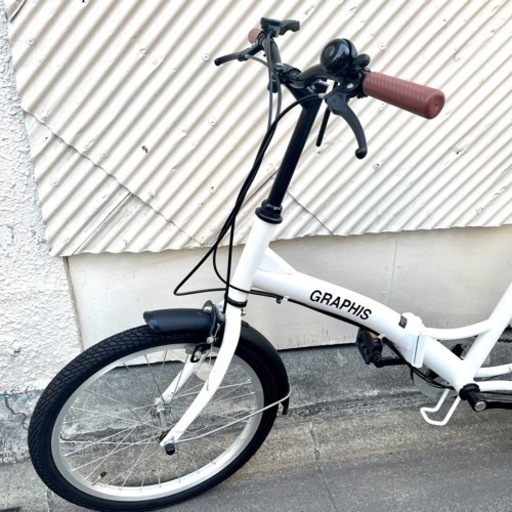 折り畳み自転車 新品未使用 未使用 保管品 折りたたみ自転車 20インチ シマノ製6段ギア 折り畳み