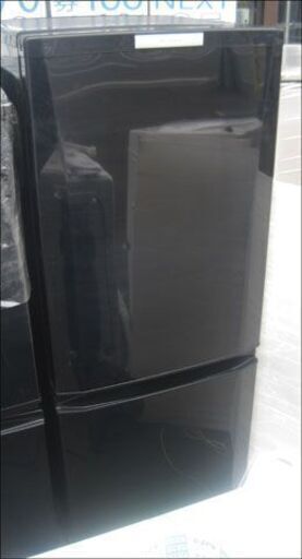 激安な 2ドア 【￥8800-】三菱 冷凍/冷蔵庫 右開き ブラック 14年製 146L 冷蔵庫