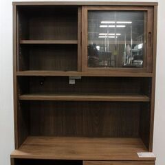 MUJI/無印良品 木製カップボード ウォールナット材 天然木 幅88 