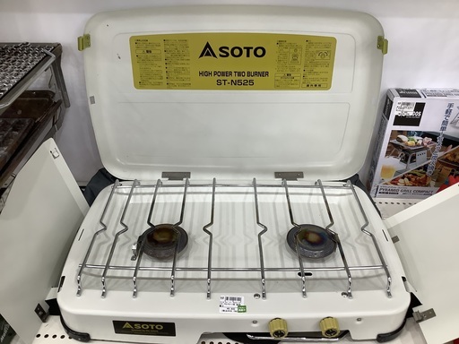 ツインガスバーナー　SOTO ST-525 PSLPGマーク有り　説明書付
