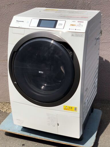 ㉞【税込み】パナソニック 洗濯10kg/乾燥6kg ドラム式 洗濯乾燥機 NA-VX9600L 左開き 温水泡洗浄 ななめドラム 洗濯機 2015年製【PayPay使えます】