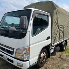 諸費用込　キャンター　FE70EB　ヒラ幌付き　