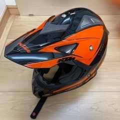 KTM オフロード用 バイクヘルメット(修理済み)