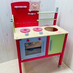 木製ビストロキッチン おままごと おもちゃ 子供用品 K06004