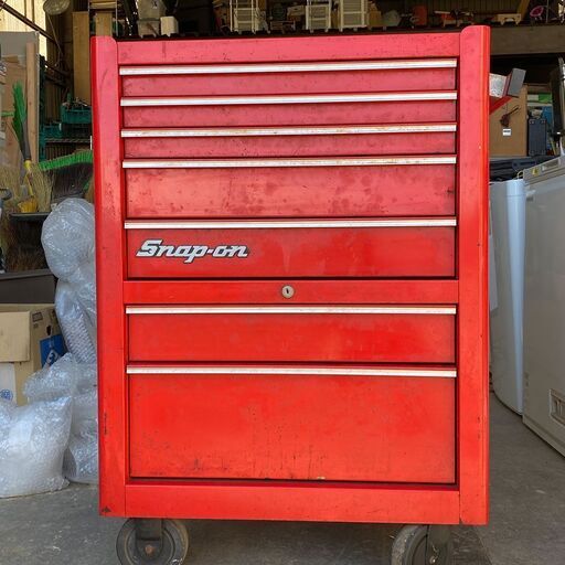 M0605 1994年 USA Snap-On スナップオン ロールキャビネット KRA-380H ロールキャブ 鍵有り 工具箱 チェスト