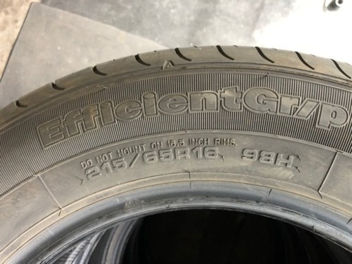 215/65r16 アルファード新車外し 4本セット