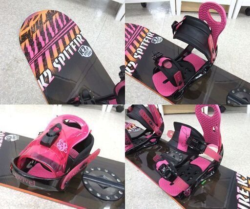 K2 スノーボード SPITFIRE 138cm レディース バインディング