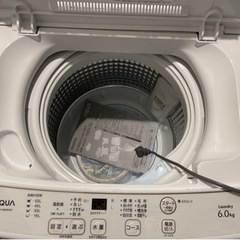 2021年製新品同様AQUA 6.0kg全自動洗濯機 keyword キーワードホワイト 