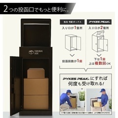 PYKES PEAK 宅配ボックス　受取りボックス　ライトウッド