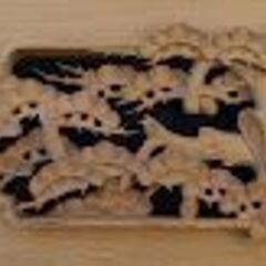 【彫刻欄間】松竹梅 12尺×1.1尺×2.5寸 (米杉) 特上両面彫｜内装 インテリア 長尺物 縁起物