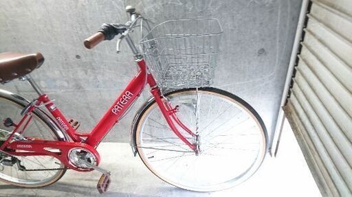 自転車中古 PATERA 外装6段変速 オートライト カゴ鍵付き タイヤ27 ...