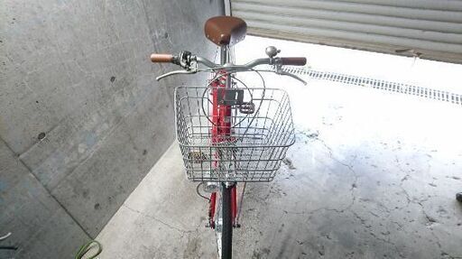 自転車中古 PATERA 外装6段変速 オートライト カゴ鍵付き タイヤ27