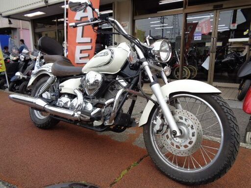 NO.4297　ドラッグスター２５０（ＶＧ０５Ｊ）　空冷Ｖツイン２５０ｃｃ　アメリカン　ホワイト　☆彡