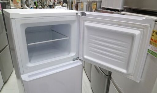 冷蔵庫 121L Haier JR-N121A 2ドア冷蔵庫 ホワイト 2017年製 100Lクラス 右開き 1人暮らし 単身用  苫小牧西店