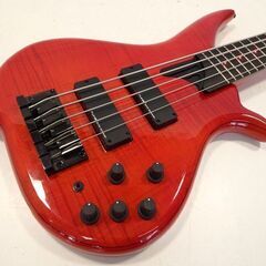 美品 TUNE Custom TWB-5 EX FM 22F Twilight Red w/LED チューン 5弦ベース LEDポジションマーク