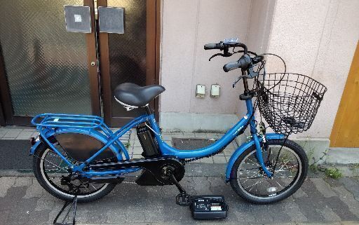 YAMAHA PAS Babby[パス バビー]20吋電動アシスト自転車 8.7Ahバッテリー+充電器(ブルー)