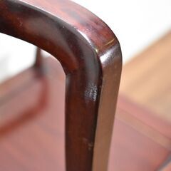 【ヤ取終了9/9】≪ zy479≫美品 中国 アンティーク 高級 ダイニング アーム チェア 2脚セット 花梨/かりん 40601-02