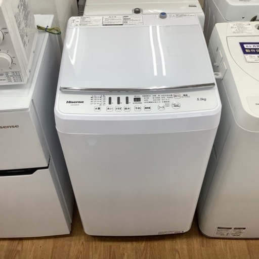 安心の6ヶ月保証付！！【Hisense全自動洗濯機】取りに来れる方限定！売ります！」