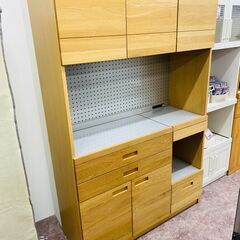 食器棚探すなら「リサイクルR」❕レンジボード❕ゲート付き軽トラ”無料貸出❕購入後取り置きにも対応 ❕R1466